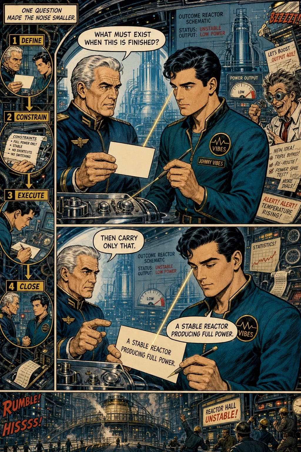 Johnny Vibes and the Drift Machine, Scene 2 artwork